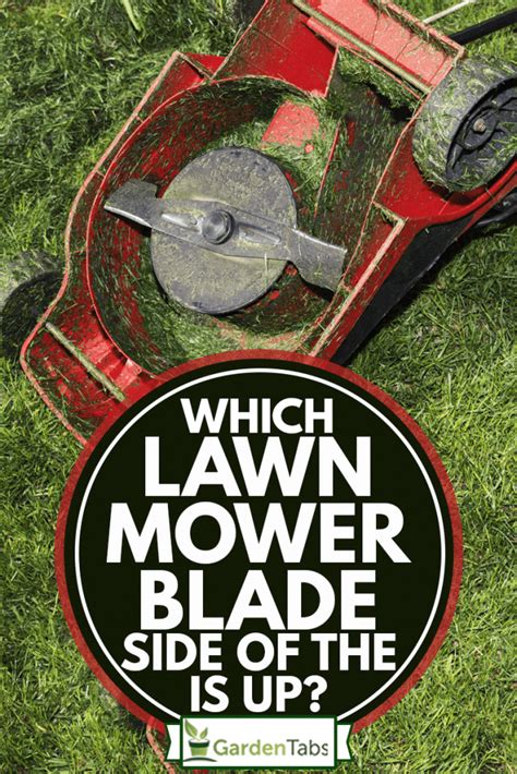 Which Side Of The Lawn Mower Blade Is Up