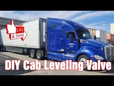 How To Fix And Replace Cab Leveling Valve On Kenworth T Youtube