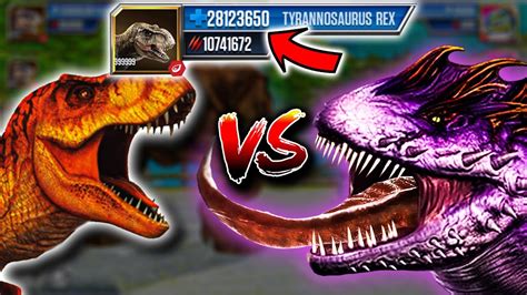 T Rex Vs Salamander Level Jurassic World The Game Youtube