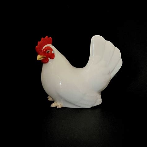 Vintage Noritake Nippon Toki Kaisha Bone China Hen Figurine Etsy