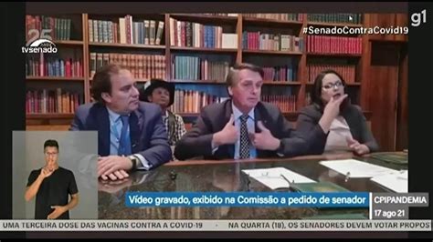 Vídeo Cpi Exibe Vídeo Em Que Bolsonaro Em Live Admitiu Que Editou Tabela Do Tcu Política G1