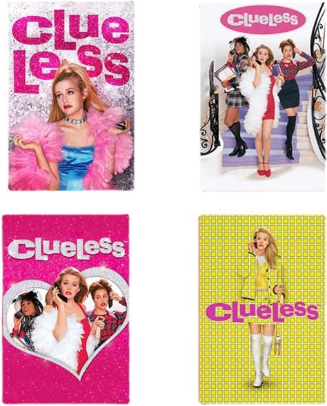 Jp Clueless クルーレス ポスター 4枚入セット A4 アメリカンホットガールスタイル 文房具・オフィス用品