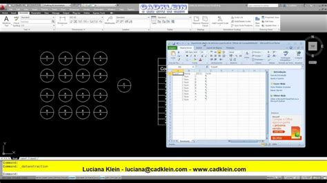 Exportando Dados De Blocos E Atributos Do AutoCAD Para O Excel YouTube