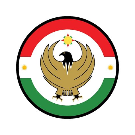 Premium Vector Kurdistan Regional Emblem Vector Logo
