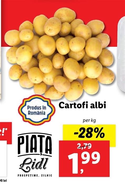 Cartofi albi 1kg ofertă la Lidl