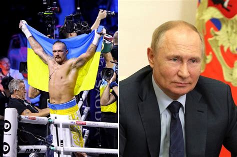 Ukrainian Boxing Champ Oleksandr Usyk Slams Weak Vladimir Putin After