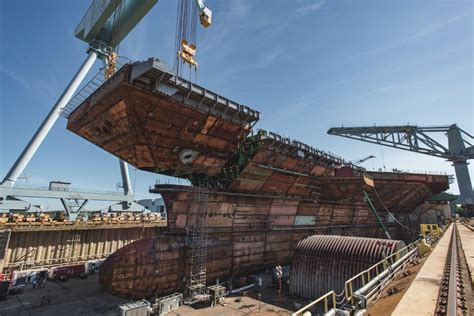 Final Superlift Marks Structural Completion Of Cvn 79 Naval Sea Systems Command Saved News