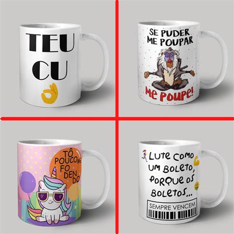 Canecas Frases Engraçadas Caneca Personalizada Shopee Brasil