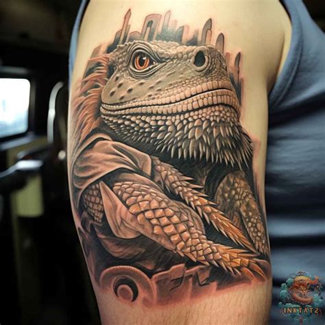 Unlocking the Power of the Bearded Dragon Tattoo – 51 Designs - inktat2.com