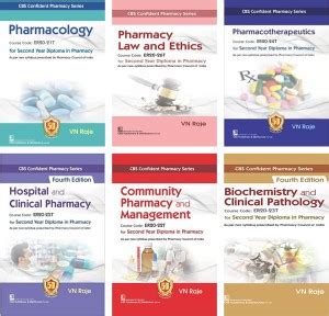 Set Of VN Raje D Pharma 2nd Year Books Community Pharmacy And