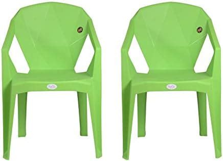 Petals Nakshatra Plastic Chairs Plastic Arm Chair For Home And Garden