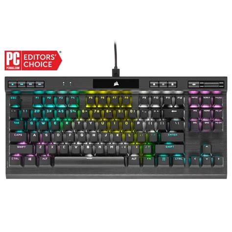 Corsair K Tkl Champion Series Cherry Mx Speed Ingilizce Rgb Mekanik