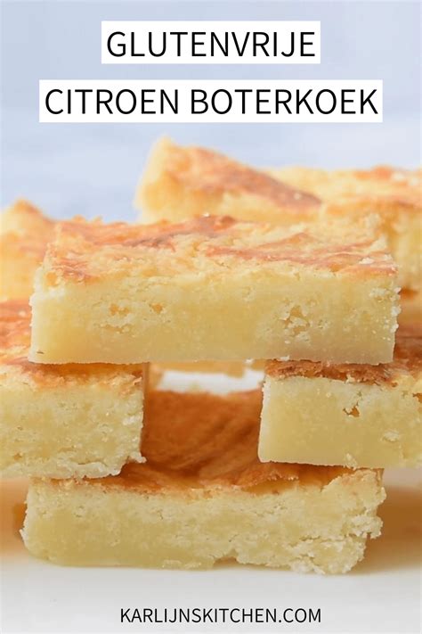 Glutenvrije Citroen Boterkoek Low FODMAP Karlijn S Kitchen Recept