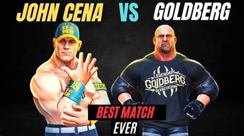 WWE MAYHEM JOHN CENA VS GOLDBERG FULL MATCH REAL HAIDER GAMING YouTube