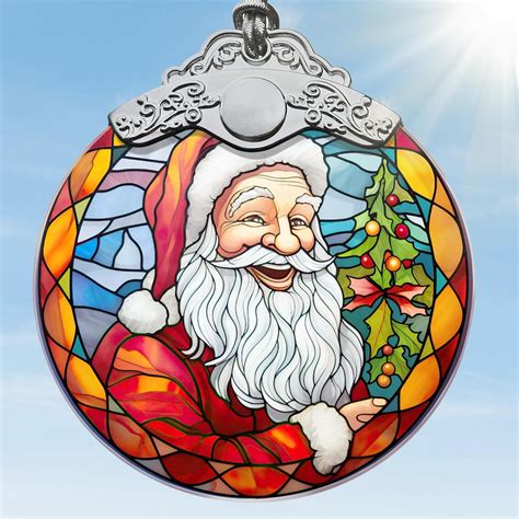 Amazon Santa Christmas Ornaments Jocidea Santa Ornaments For