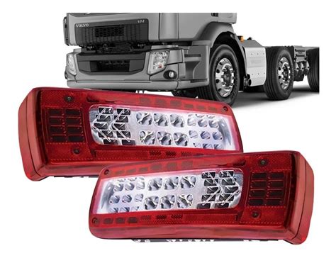 Par Lanterna Traseira Volvo Fh Fx Fm Vm Led Mercado Livre