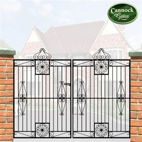 Regent Estate Metal Driveway Gates 6ft High Cannock Gates