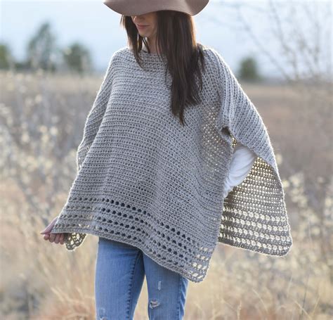 Light Alpaca Poncho Crochet Pattern – Mama In A Stitch