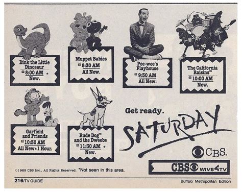 Cbs Saturday Morning Cartoons Rnostalgia