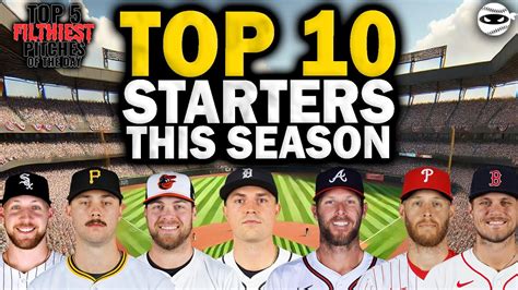 Top Ten Starting Pitchers Ranked Youtube