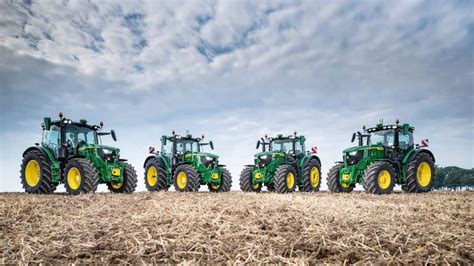 Tracteurs John Deere 6r Gamme 2022 14 Modèles De 110 à 250 Ch