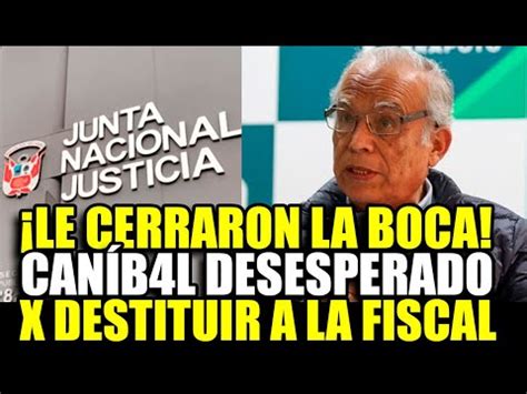 JUNTA NACIONAL DE JUSTICIA NO CEDE ANTE PRESIONES DE ANÍB4L TORRES X