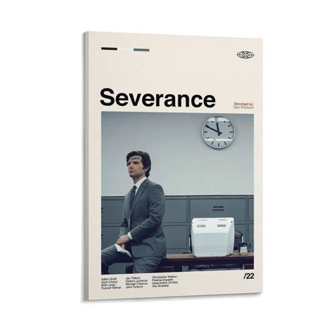 Severance Poster Dan Erickson Minimalist Tv Series Vintage Retro Art