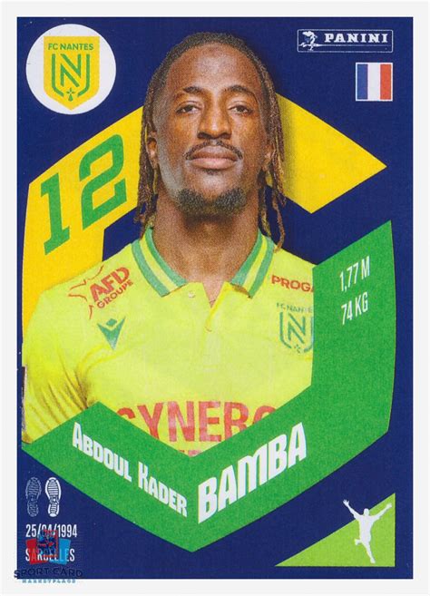 Panini Foot Abdoul Kader Bamba Fc Nantes