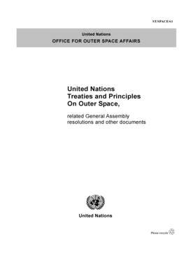 Fillable Online Oosa Unvienna United Nations Treaties And Principles On