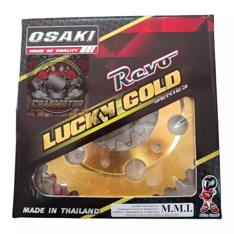 Osaki Lucky Gold Sprocket Set Raider 150 All Versions Shopee Philippines