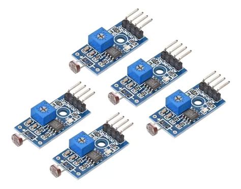 Paquete Pzas Modulo Sensor De Luz Fotorresistencia Ldr Meses Sin