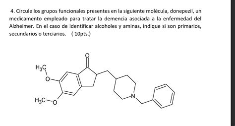 Solved Circule Los Grupos Funcionales Presentes En La Chegg