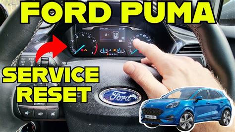 Ford Puma Service Light Reset OIL LIFE RESET How To Reset FORD PUMA