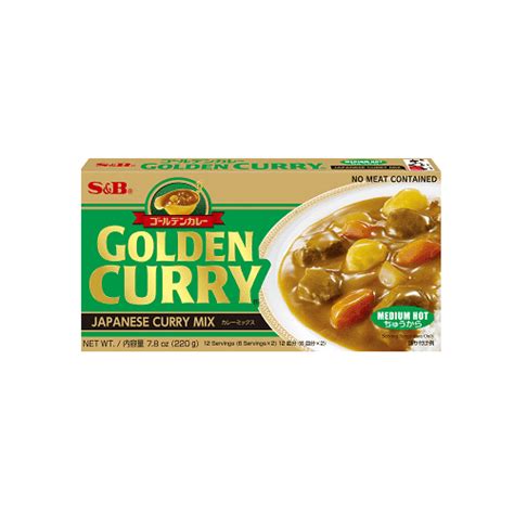 S B Golden Curry Mix Medium Hot G Fortwell Ltd