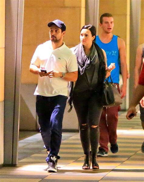 DEMI LOVATO and Wilmer Valderrama Out in Sherman Oaks 07/24/2015 ...