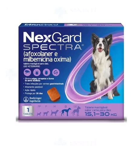 Nexgard Pastilla Antiparasitario Merial Antipulgas Spectra Para Perro