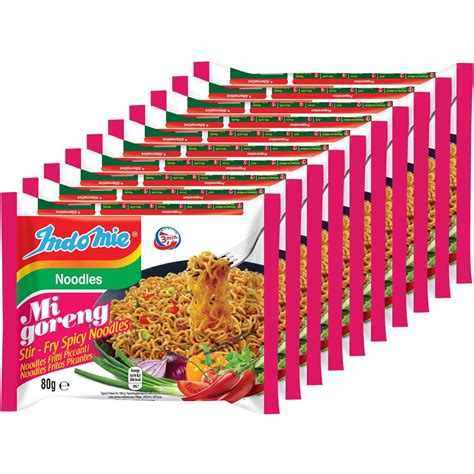 Indomie Mi Goreng Instant Stir Fry Noodles Halal Certified Hot