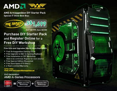 AMD Armageddon Gaming Rig Page 1 Brochures From IT Show 2013