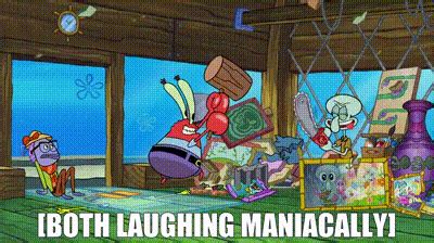 YARN Both Laughing Maniacally SpongeBob SquarePants 1999