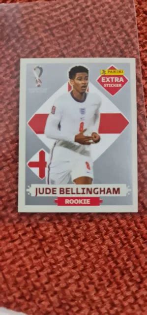 PANINI WORLD CUP Qatar 2022 Jude Bellingham Extra Sticker Silver Nuova