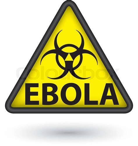 Ebola Virus Alert Sign Vector Illustration Stock Vector Colourbox