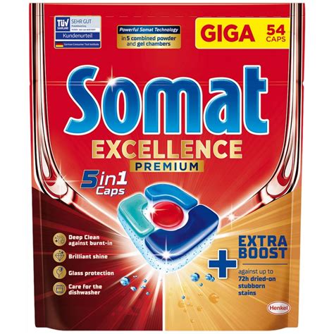 Somat Tabs Excellence 5w1 Tabletki Do Zmywarki 54 Szt 15640487677