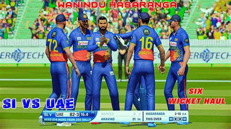 Wanindu Hasaranga Six Wicket Haul 6 24 Cricket 22 Gameplay YouTube