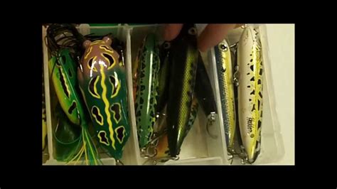 My Tackle Part 3 Topwater FROGS POPPERS WALKING BAITS YouTube