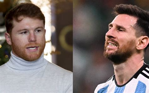 Canelo enfurece con Messi por patear playera de México que no me lo