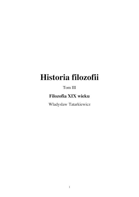 Pdf W Tatarkiewicz Historia Filozofii Tom Iii Dokumen Tips