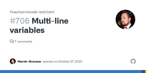 Multi Line Variables Issue Huachao Vscode Restclient Github