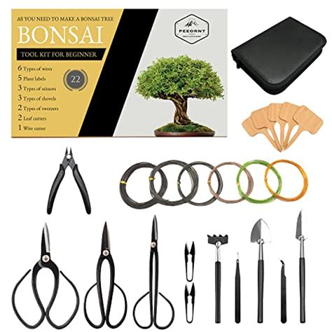 Peeornt Kit D Outils Pour Bonsa Pi Ces En Acier Haute Teneur En