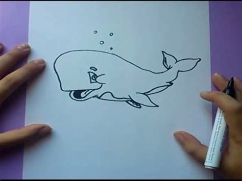 Como Dibujar Una Ballena Paso A Paso 2 How To Draw A Whale 2