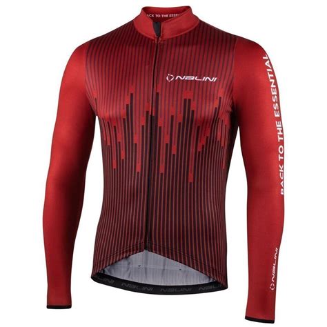 Maillot V Lo Manches Longues Nalini New Ls Fit Jersey Jaune Rouge Noir